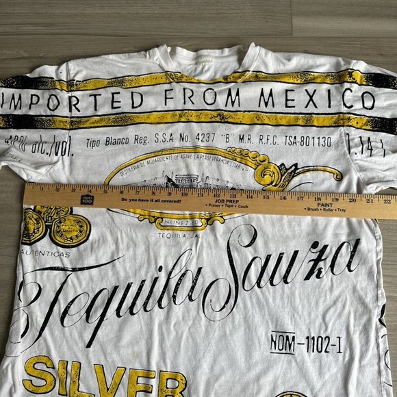 VINTAGE‎ Men’s Sauza Tequila T-shirt - Size Large - Imported From Mexico VTG - Picture 2 of 6